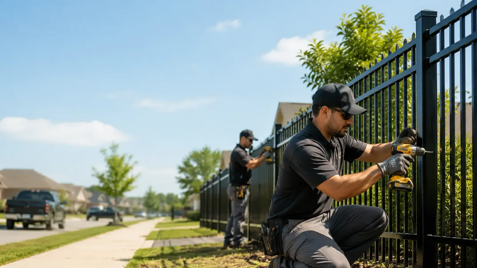 Metal Fence Installation in Clinton, OH